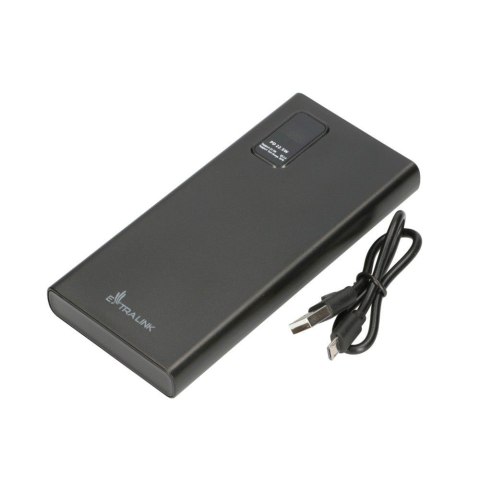 Powerbank EPB-067B USB-C EX.19485 czarny Extralink