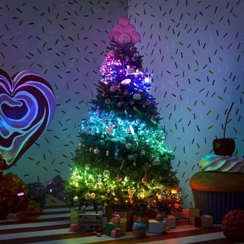 Inteligentne lampki choinkowe Strings 400 LED RGB łańcuch 32m TWINKLY Inteligentne lampki choinkowe Strings 400 LED RGB łańcuch 32m TWINKLY