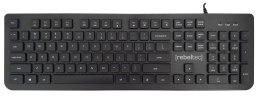 Klawiatura USB Full size Solidero Funkcje multimedialne Rebeltec