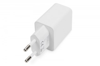 Ładowarka sieciowa zasilacz 2x USB-A 15,5W Biała Digitus