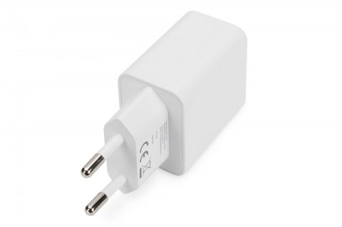 Ładowarka sieciowa zasilacz 2x USB-A 15,5W Biała Digitus