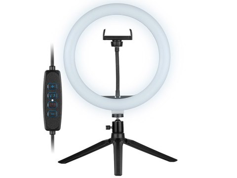 Lampa pierścieniowa Ring 26 cm z mini statywem Tracer