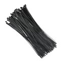 Opaski zaciskowe wielorazowe/trytytki | 7.2*350mm | Nylon UV | Czarne Qoltec