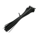 Opaski zaciskowe wielorazowe/trytytki | 7.2*400mm | Nylon UV | Czarne Qoltec