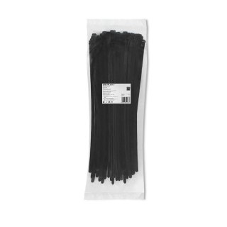 Opaski zaciskowe wielorazowe/trytytki | 7.2*450mm | Nylon UV | Czarne Qoltec