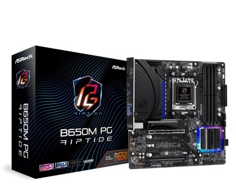 Płyta główna B650M PG RIPTIDE AM5 4DDR5 HDMI/DP mATX ASRock Płyta główna B650M PG RIPTIDE AM5 4DDR5 HDMI/DP mATX ASRock