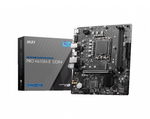 Płyta główna PRO H610M-E s1700 DDR4 HDMI M.2 mATX MSI