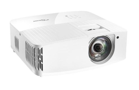 Projektor UHD35STx 4K UHD, 3600L, krótki rzut, do kina domowego E9PV7KJ01EZ1 Optoma Projektor UHD35STx 4K UHD, 3600L, krótki rzut, do kina domowego E9PV7KJ01EZ1 Optoma