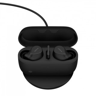 Słuchawki bezprzewodowe Evolve2 Buds USB-A MS Bezprzewodowa podkładka ładująca Jabra
