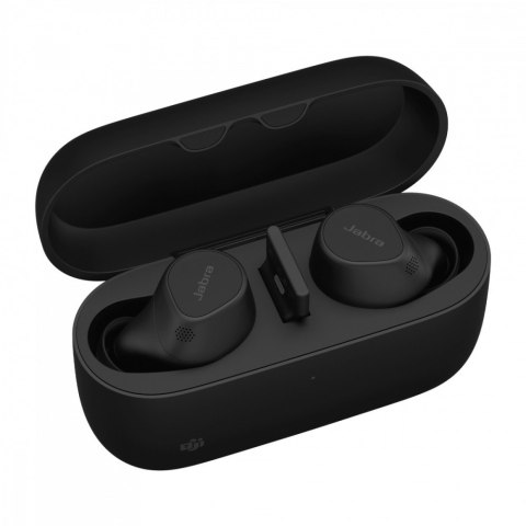 Słuchawki bezprzewodowe Evolve2 Buds USB-A MS Bezprzewodowa podkładka ładująca Jabra