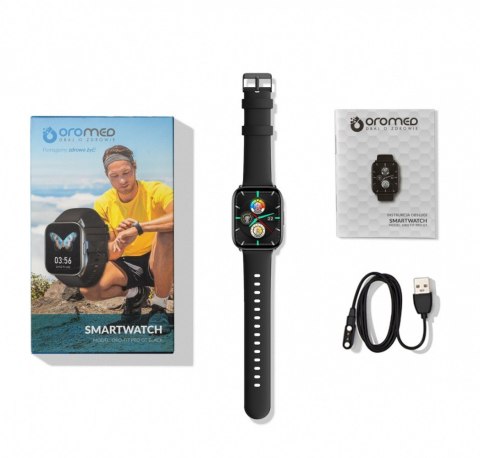 Smartwatch Oro Fit Pro GT Czarny ORO-MED Smartwatch Oro Fit Pro GT Czarny ORO-MED