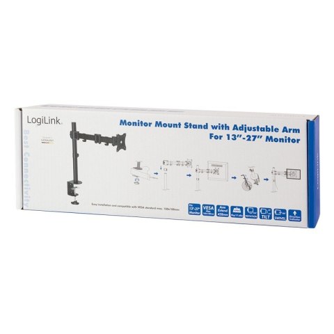 Uchwyt do monitora LCD ,VESA 100x100 13-27 cali LogiLink