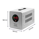 Zasilacz awaryjny Pure Sine Wave UPS | 1000VA | 700W | Szary Qoltec