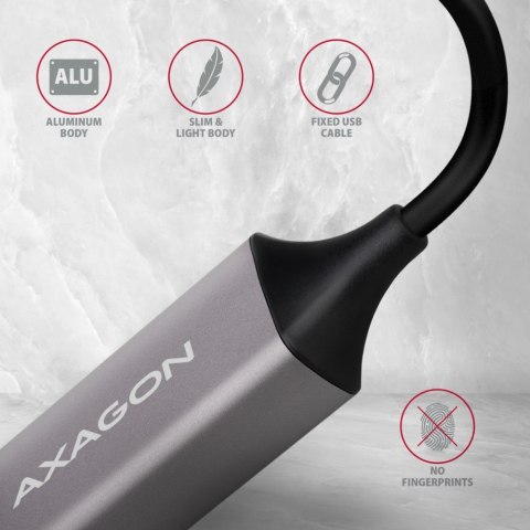 ADE-TRC Karta sieciowa Gigabit Ethernet adapter, USB-C 3.2 Gen 1, instalacja automatyczna, metalowy, tytanowa szarość AXAGON ADE-TRC Karta sieciowa Gigabit Ethernet adapter, USB-C 3.2 Gen 1, instalacja automatyczna, metalowy, tytanowa szarość AXAGON