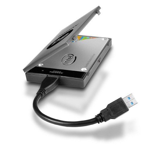 ADSA-1S6 Adapter USB 3.0 - SATA 6G do szybkiego przyłączenia 2.5" SSD/HDD, z pudełkiem AXAGON ADSA-1S6 Adapter USB 3.0 - SATA 6G do szybkiego przyłączenia 2.5" SSD/HDD, z pudełkiem AXAGON