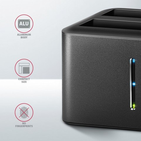 ADSA-D25 MINI stacja dokująca USB 3.2 Gen 1 - 2x SATA 6G 2.5" SSD/HDD CLONE AXAGON ADSA-D25 MINI stacja dokująca USB 3.2 Gen 1 - 2x SATA 6G 2.5" SSD/HDD CLONE AXAGON