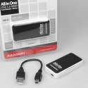 CRE-X1 Czytnik zewnętrzny mini, 5-slot ALL-IN-One AXAGON