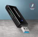 CRE-S2N Czytnik zewnętrzny kart USB-A 3. 2 GEN 1, 2-gniazda lun SD/microSD, UHS-I AXAGON