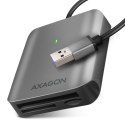 CRE-S3 Czytnik zewnętrzny kart USB-A 3. 2 GEN 1, 3-slot lun SD/microSD/CF, obsługa UHS-II AXAGON