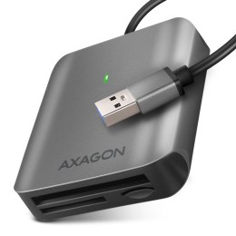 CRE-S3 Czytnik zewnętrzny kart USB-A 3. 2 GEN 1, 3-slot lun SD/microSD/CF, obsługa UHS-II AXAGON