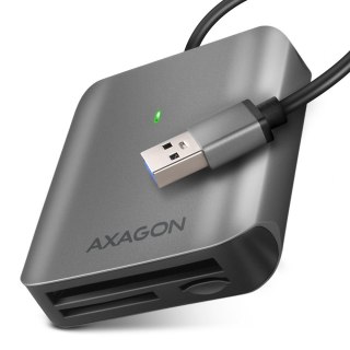 CRE-S3 Czytnik zewnętrzny kart USB-A 3. 2 GEN 1, 3-slot lun SD/microSD/CF, obsługa UHS-II AXAGON