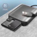 CRE-S3 Czytnik zewnętrzny kart USB-A 3. 2 GEN 1, 3-slot lun SD/microSD/CF, obsługa UHS-II AXAGON