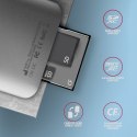 CRE-S3C Czytnik zewnętrzny kart USB-C 3.2 GEN 1, 3-slot & lun SD/microSD/CF, obsługa UHS-II AXAGON