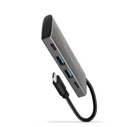HMC-4G2 Hub USB Gen2 10Gbps, 2x USB-A + 2x USB-C, 13cm USB-C kabel AXAGON