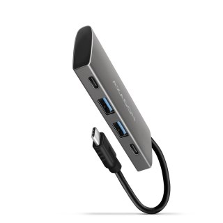 HMC-4G2 Hub USB Gen2 10Gbps, 2x USB-A + 2x USB-C, 13cm USB-C kabel AXAGON