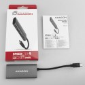HMC-4G2 Hub USB Gen2 10Gbps, 2x USB-A + 2x USB-C, 13cm USB-C kabel AXAGON