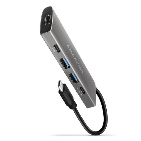 HMC-5G2 Wieloportowy hub USB 5in1, 10Gbps, 2x USB-A + 2x USB-C + HDMI 4K/60Hz, PD 100W, 13cm USB-C kabel AXAGON HMC-5G2 Wieloportowy hub USB 5in1, 10Gbps, 2x USB-A + 2x USB-C + HDMI 4K/60Hz, PD 100W, 13cm USB-C kabel AXAGON