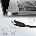 HMC-5G2 Wieloportowy hub USB 5in1, 10Gbps, 2x USB-A + 2x USB-C + HDMI 4K/60Hz, PD 100W, 13cm USB-C kabel AXAGON