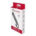 HMC-5G2 Wieloportowy hub USB 5in1, 10Gbps, 2x USB-A + 2x USB-C + HDMI 4K/60Hz, PD 100W, 13cm USB-C kabel AXAGON