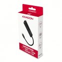 HMC-GL3A Wieloportowy hub USB 4in1, 5Gbps, 3x USB-A + GLAN, 20cm USB-C kabel AXAGON