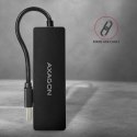 HUE-G1A Hub 4-portowy USB 3.2 Gen 1 SLIM, kabel Type-A 14cm AXAGON