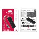 HUE-G1A Hub 4-portowy USB 3.2 Gen 1 SLIM, kabel Type-A 14cm AXAGON