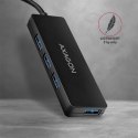 HUE-G1C Hub 4-portowy USB 3.2 Gen 1 SLIM kabel Type-C 14cm AXAGON