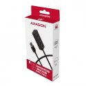 HUE-M1AL Hub 4-portowy Mini metalowy USB 3.2 Gen 1, 1.2m USB-A kabel AXAGON
