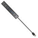 HUE-SA7BP Hub 7-portowy USB 3.2 GEN 1 aluminum charging hub, AC adapter AXAGON