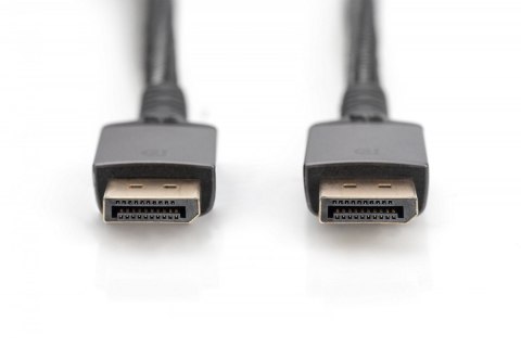 Kabel połączeniowy PREMIUM DisplayPort 8K60Hz UHD DP/DP M/M 3m Czarny Digitus