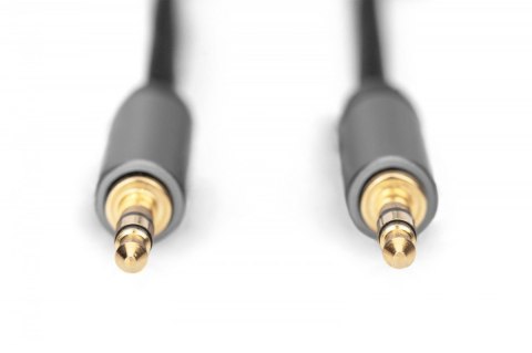 Kabel połączeniowy audio MiniJack Stereo Typ 3.5mm/3.5mm M/M nylon 3m Digitus