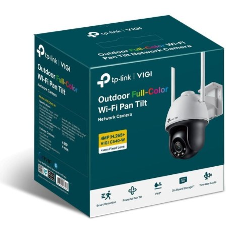 Kamera zewnętrzna 4MP WiFi VIGI C540-W(4mm) TP-LINK Kamera zewnętrzna 4MP WiFi VIGI C540-W(4mm) TP-LINK