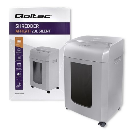 Niszczarka AFFILATI 23L Silent | Micro cut Qoltec