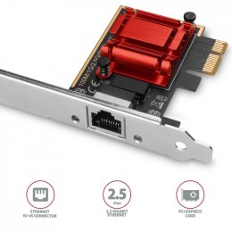 PCEE-G25 Karta sieciowa PCIe 1 x 2.5 Gigabit Ethernet port RJ-45 Realtek, PXE, SP & LP AXAGON