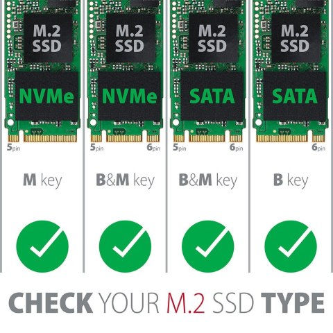 PCEM2-D Adapter wewnętrzny PCIe x4, 1x M.2 NVMe M-key + 1x SATA B-key slot, SP & LP AXAGON PCEM2-D Adapter wewnętrzny PCIe x4, 1x M.2 NVMe M-key + 1x SATA B-key slot, SP & LP AXAGON
