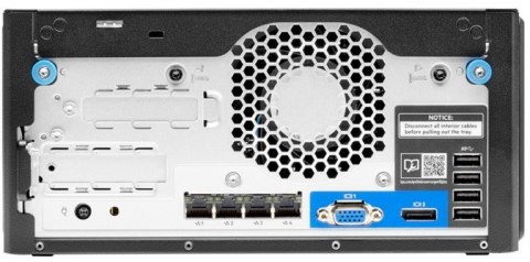 Serwer ProLiant MicroServer Gen10 Plus v2 E-2314 4-core 16GB-U VROC 4LFF-NHP 180W External PS P54649-421 Hewlett Packard Enterprise