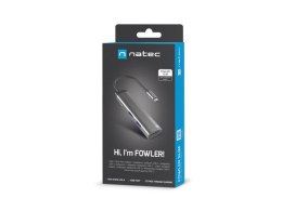 Stacja dokująca Multi Port Fowler Slim USB-C PD, 2x USB 3.0, HDMI 4K Natec
