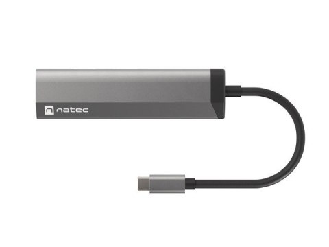 Stacja dokująca Multi Port Fowler Slim USB-C PD, 2x USB 3.0, HDMI 4K Natec