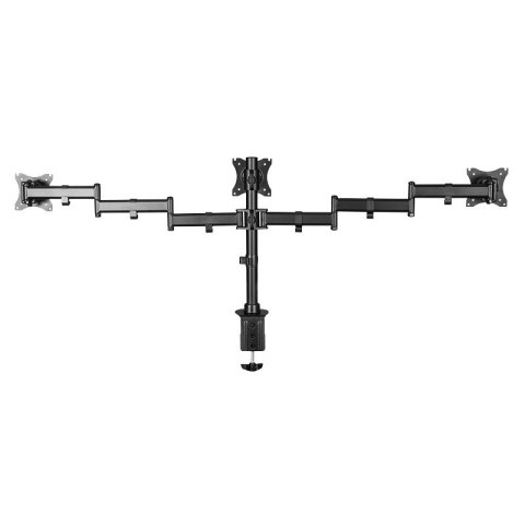 Uchwyt na 3 monitory, 13-27 cali, max. 3x8kg. LogiLink Uchwyt na 3 monitory, 13-27 cali, max. 3x8kg. LogiLink