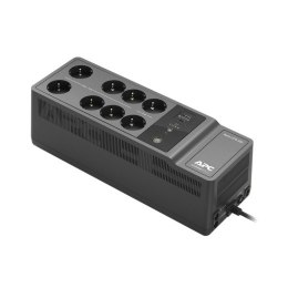 Zasilacz BE850G2-GR 850VA, 230V, porty ładowania USB typu C i A, 8 gniazd Schuko CEE 7 (2 przepięcia) APC